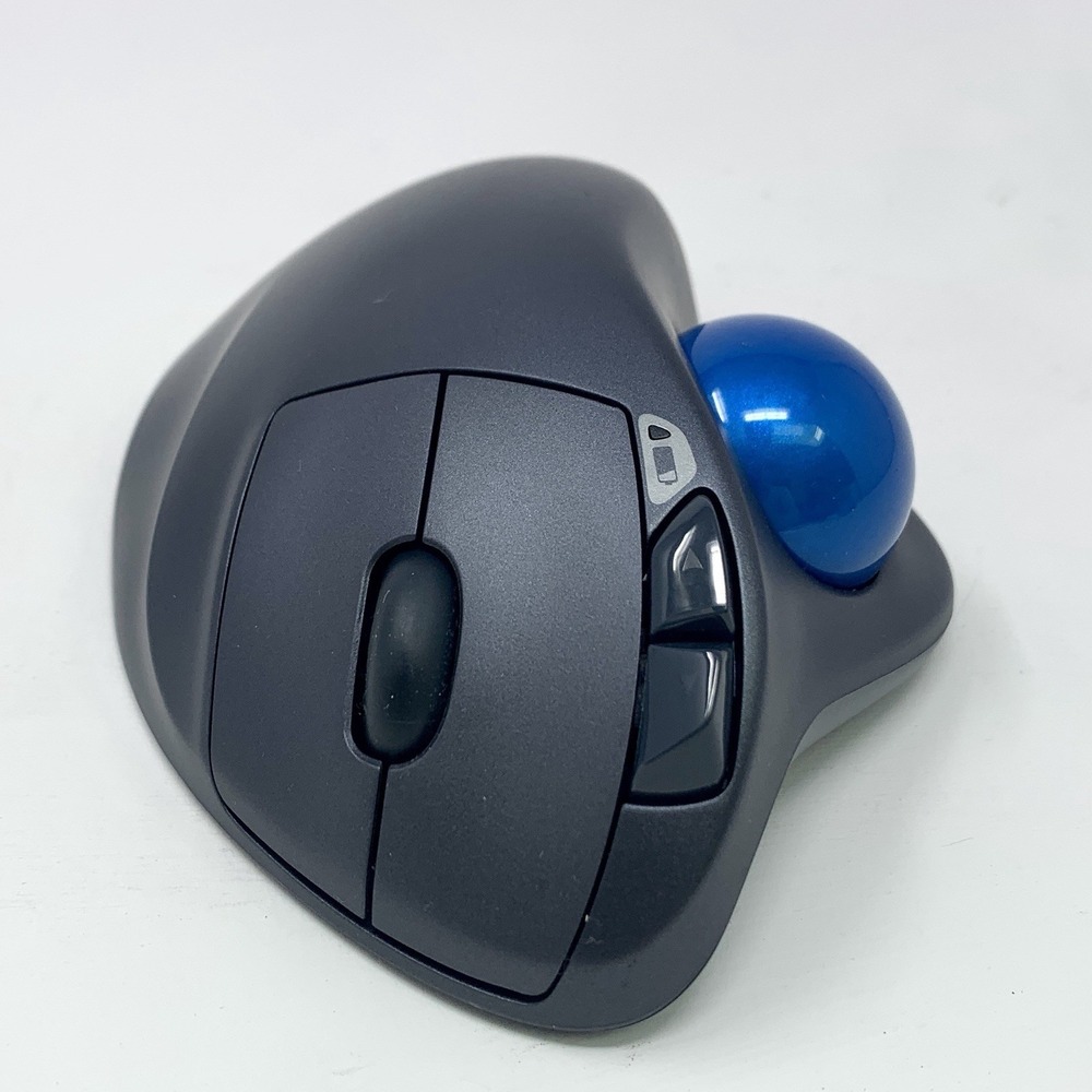 Logitech Logi M570 Wireless Trackball Mouse with USB Dongle TESTED & WORKING